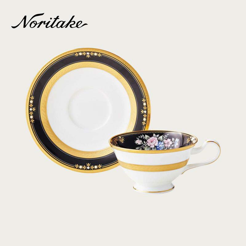 イブニングマジェスティ 優勝杯＆平円盤 ノリ竹 Noritake 〈4818-1J/T59587〉 碗皿 置き目品取りまわし店 営造祝賀会 一緒になる祝賀会