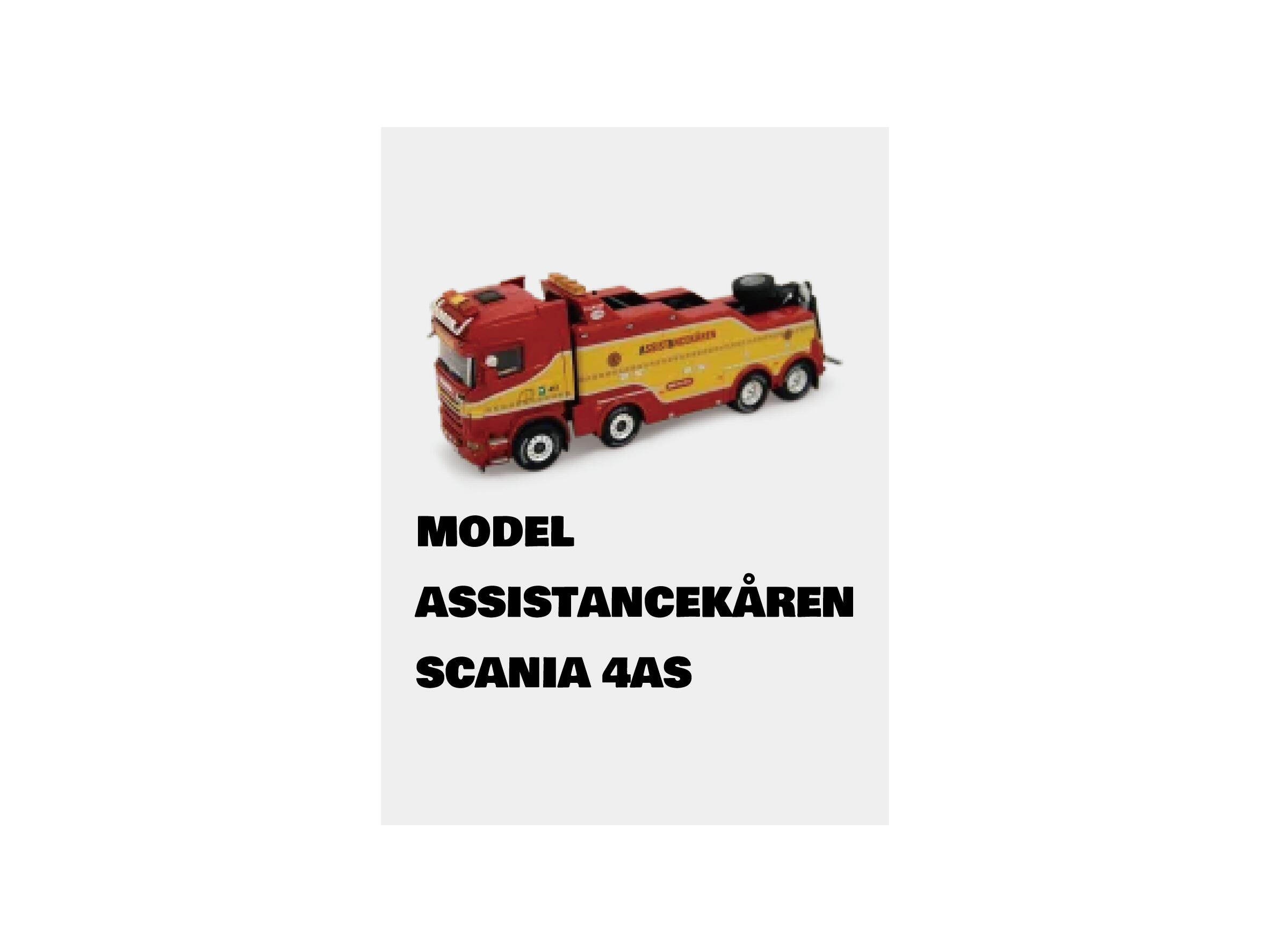 モデルカー ASSISTANCEK・・REN SCANIA 4AS 1/50 ダイキャスト製 レッカー車 大人 子供 模型 ギフト
