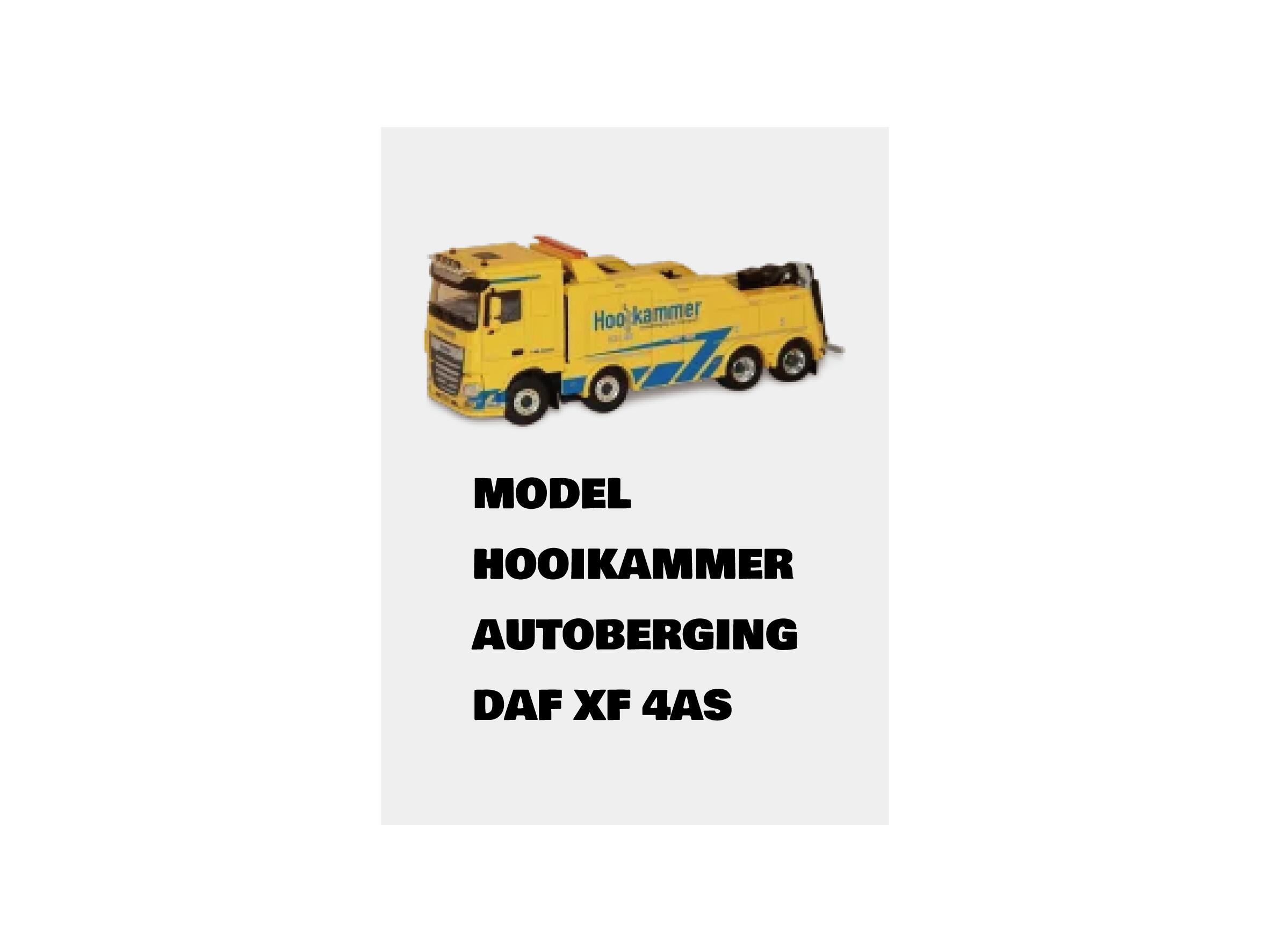 モデルカー HOOIKAMMER AUTOBERGING DAF XF 4AS 1/50 ダイキャスト製 レッカー車 大人 子供 模型 ギフト｜JYONAN-HD