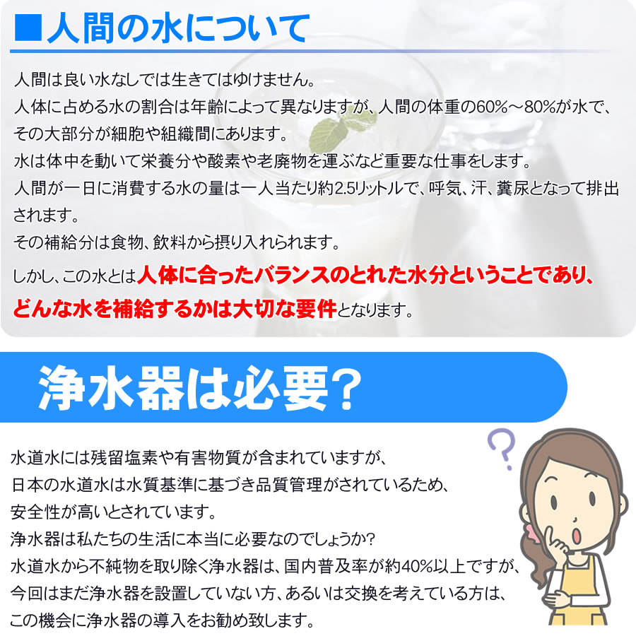 浄水器は必要?