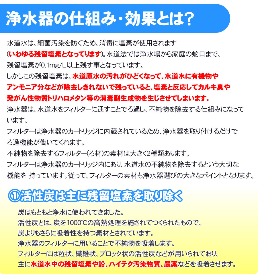 浄水器の仕組みと効果01