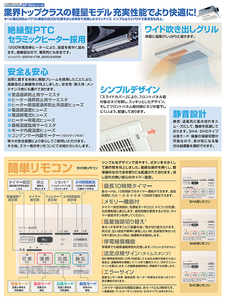 高須産業 浴室換気乾燥暖房機 BF-532SHD(2室換気タイプ) 浴室暖房機 BF