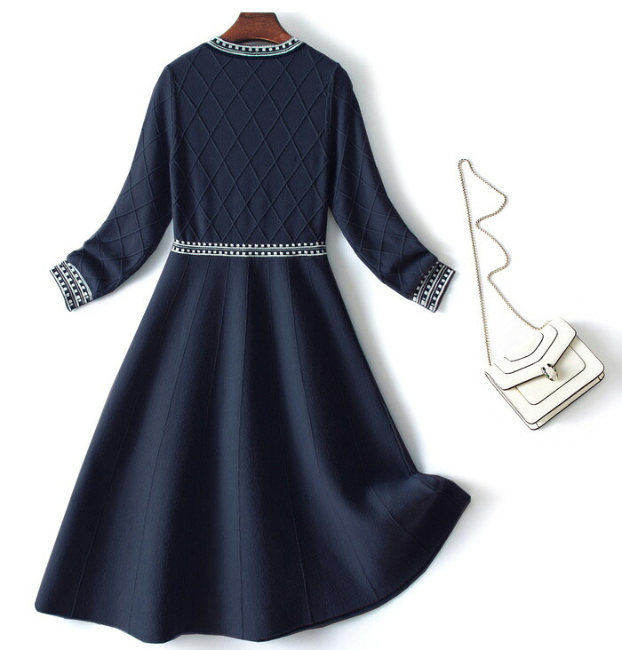 全品13 Offクーポン券2ヶ所以上で ローブ レディース ロング 編物ワンピース 秋冬 レディース ワンピース 長袖 コスチューム ワンピース レディース ロング 招宴ドレス 愛くるしいめ お呼ばれ ワンピース 着痩せ 30代 40代 50代 入館聖祭 卒業式 七 三 お宮参り