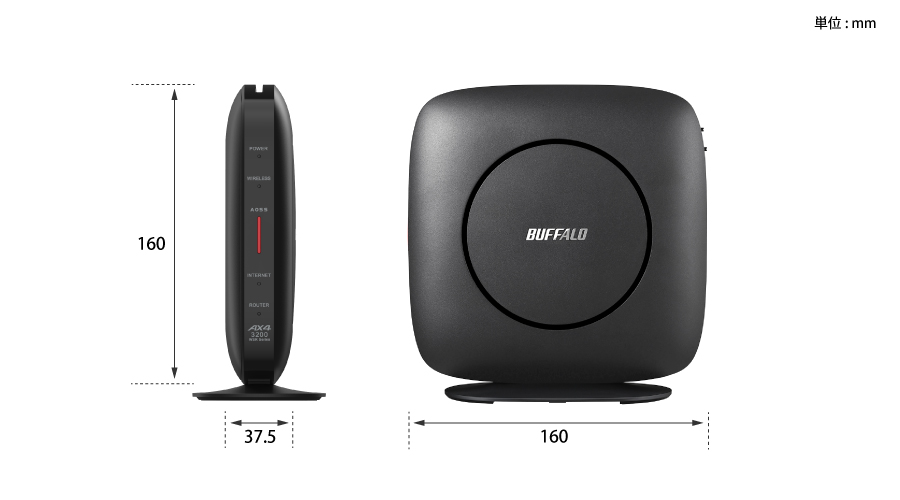 NEW売り切れる前に☆ BUFFALO バッファロー WSR-3200AX4S-BK Wi-Fi