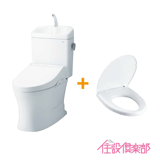 便器 ピュアレストQR(手洗付) ソフト閉止付き普通便座セット CS232B,SH233BA,TC301 TOTO 床排水 排水芯200mm｜住設倶楽部 店
