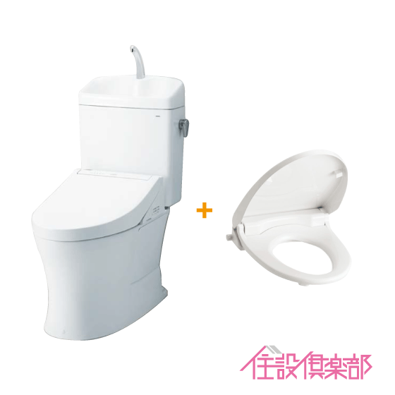 便器 ピュアレストQR(手洗付) 暖房便座(ウォームレットS)セット CS232B,SH233BA,TCF116 TOTO 床排水 排水芯200mm｜住設倶楽部 店