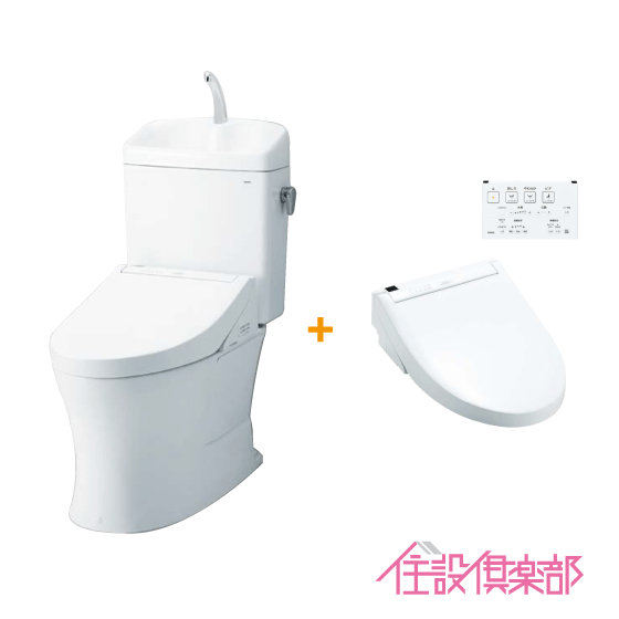 便器 ピュアレストQR(手洗付) ウォシュレットSS2セット CS232B,SH233BA,TCF6544 TOTO 床排水 排水芯200mm