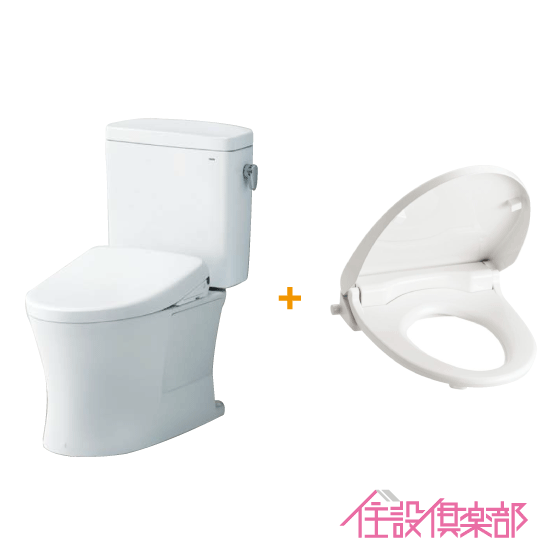 便器 ピュアレストQR(手洗なし) 暖房便座(ウォームレットS)セット CS232B,SH232BA,TCF116 TOTO 床排水 排水芯200mm|住設倶楽部 店