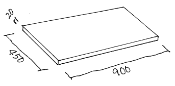 【楽天市場】ウォールシェルフ アートランバーOタイプ 1面エッジテープ貼り（20×450×900mm・1枚入り）O20-153- 南海プライ