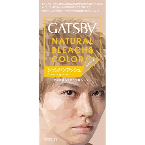 【楽天市場】【マンダム】【GATSBY】ギャツビー ナチュラルブリーチカラーシャンパンアッシュ 1セット【ヘアカラー】【医薬部外品】：クスリのゴクウ