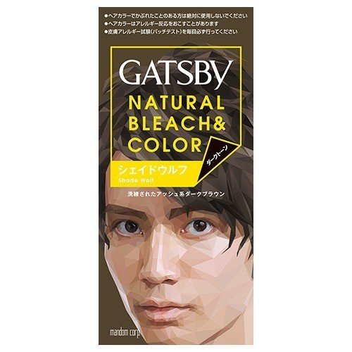 【楽天市場】【マンダム】【GATSBY】ギャツビー ナチュラルブリーチカラー シェイドウルフ 1セット【ヘアカラー】【医薬部外品】：クスリのゴクウ