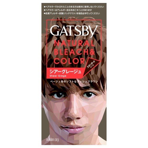 【楽天市場】【マンダム】【GATSBY】ギャツビー ナチュラルブリーチカラー シアーグレージュ 1セット【ヘアカラー】【医薬部外品】：クスリのゴクウ