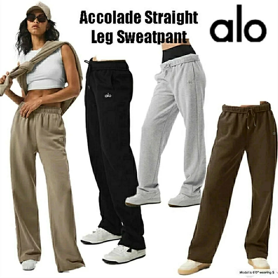【 SALE10%OFF】★ALOYoga★ アコレードストレートレッグ スウェットパンツ Accolade Straight Leg Sweatpant ユニ一発やる 厚地の外套大きさ 青写真 色合い４色 動き分かりやすい レディース メンズ 選りわける販売店 伸び伸びする 分かりやすい