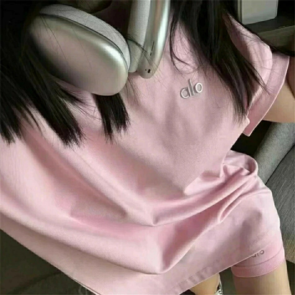 【 SALE10%OFF】★ ALO Yoga ★半袖 tプルオーバー レディース 心地よい 今めかしい ゆったり カットソー 黒 白 大層らしい大きさ 春夏 薄っぺら 刷り上げる ロゴタイプT ワンポイント ラウンドのど首 真っただ中丈 伸ばすこと 派手 普段着 デイリー 着まわし 通い 通学 アウトドア 祝い事