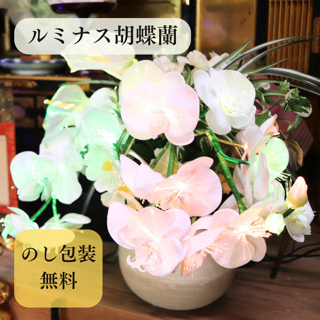 Luminous 胡蝶蘭DX 白 造花 Luminous 胡蝶蘭DX 白 造花