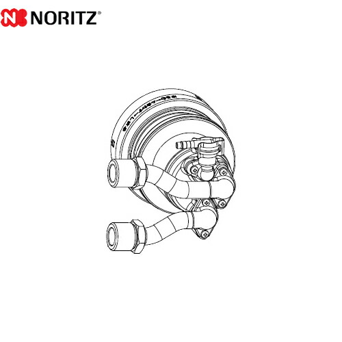 Mb2 1 Fr マイクロバブル用循環アダプター ノーリツ ガス給湯器部材 ネジ接続 G1 2 L型 右設置 品名コード 低廉