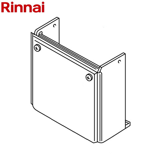 楽天市場】リンナイ 配管カバー ガス給湯器 オプション WOP-8101(K