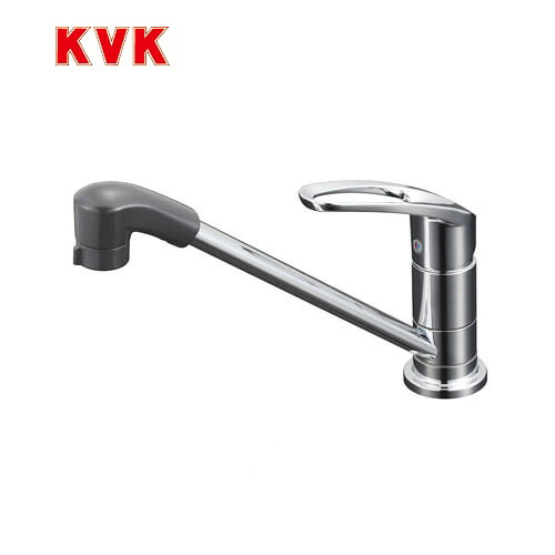 [KM5011ZUTF] KVK キッチン水栓 流し台用シングルレバー式混合栓 取付穴兼用型 ワンホールタイプ 寒冷地用 【送料無料】 おしゃれ