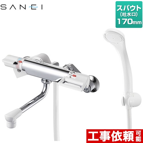 三栄水栓[SANEI]【SK181CT5-S-13】サーモシャワー混合栓：DOOON