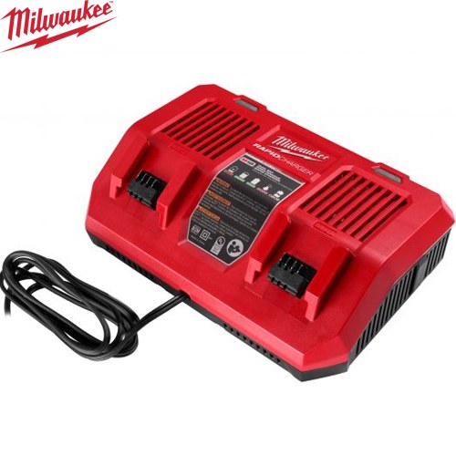 [M18 DFC JP] ミルウォーキー 工具 M18 デュアルベイ充電器 電圧AC100V M18ポート：2個 壁面設置可能 【送料無料】【メーカー保証のみ】