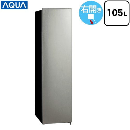 楽天市場】[AQF-SFA11R-S] スリムフリーザー AQUA 冷凍庫 右開きタイプ 