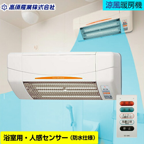 高杉産業 涼風暖房機 新品未開封SDG-1200GSM 冷暖房/空調 ファン