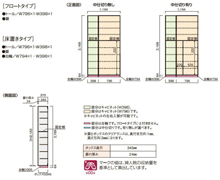 条件付送料無料】玄関収納 WOODONE ウッドワンピノアース 幅1 194mm