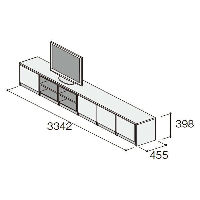 貨物輸送無料 Panasonic パナソニック 壁面収納キュビオス 射程3 342mm 深度450mm Lv 32tリビング収納 収納 壁面収納 Diy Marchesoni Com Br