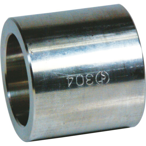 フジトク　ソケット　カップリング　４０Ａ　ステンレス　ＳＵＳ３１６　差し込み溶接　【品番：FC-SW-40A-SU6】