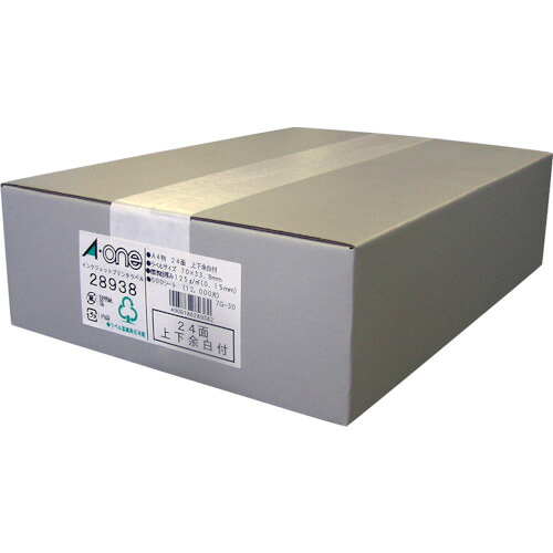 スリーエム ジャパン 3M 付け紙消印（インクジェット）２４面 （５００枚入） 【品番：28938】