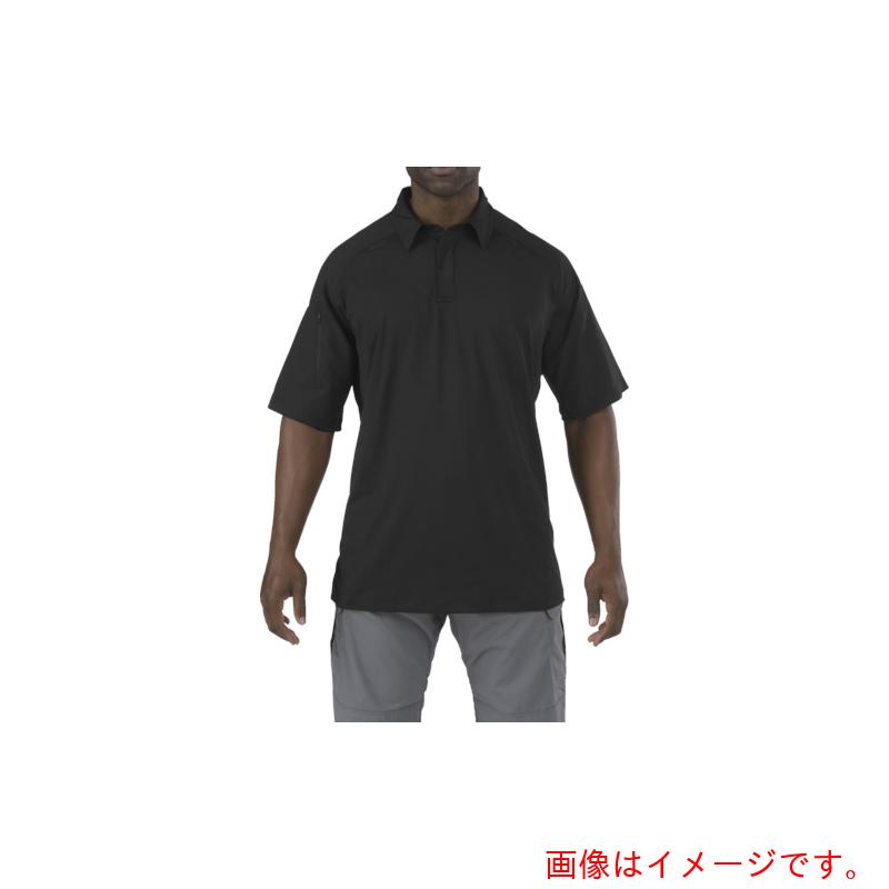 5.11 Tactical 半袖 ラピッドパフォーマンスポロ 黒いこと Ｍ 【品番：41018-019-M】