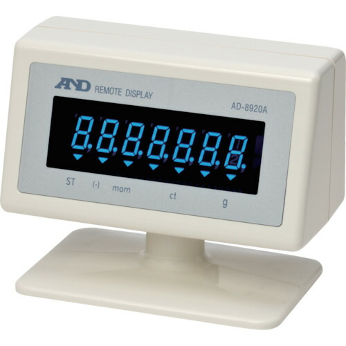 エー・アンド・デイ（A\u0026D） 天びん・台はかり用外の方見せびらかす器 文字記号高１３粍／７桁／螢光見せびらかす管 【品番：AD8920A】