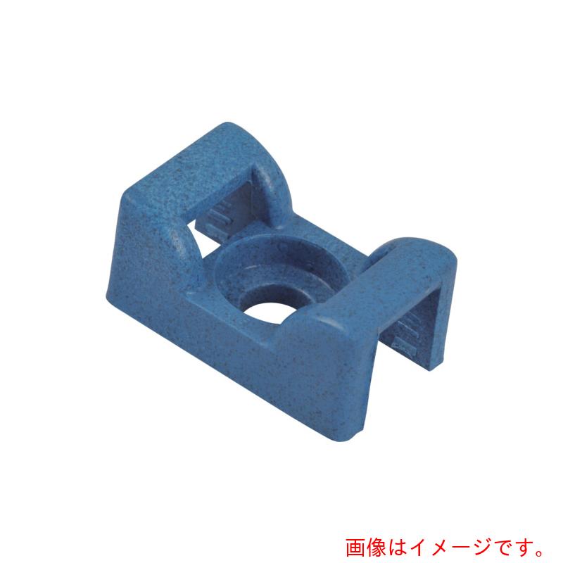 ABB　ＴＹ－Ｒａｐ　Ｔｙ－Ｒａｐ（タイラップ）サドル型マウンティングベース金属検知器対応ポリプロピレン（明青色）　タイ幅最大４．８ｍ　１００個入り　【品番：TC5141-PDT】