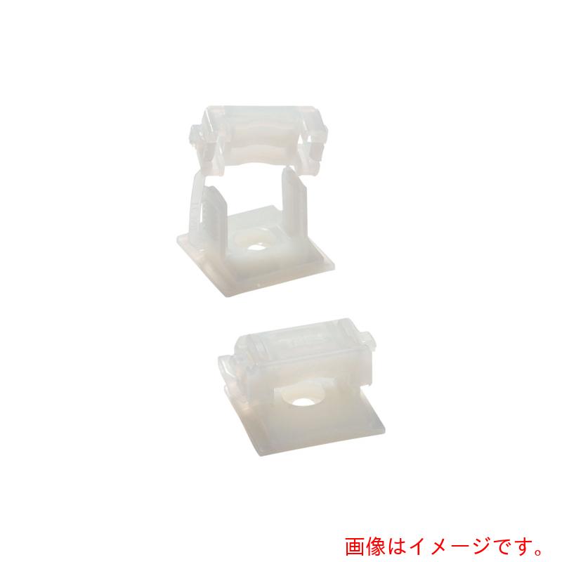 ABB TY-Rap 結束バンド用ラチェットクランプベース(粘着テープ付き) ラチェットクランプベース標準(ナチュラル色)(小袋)タイ幅最大6mm100個入り 【品番:TC5349A-TB】