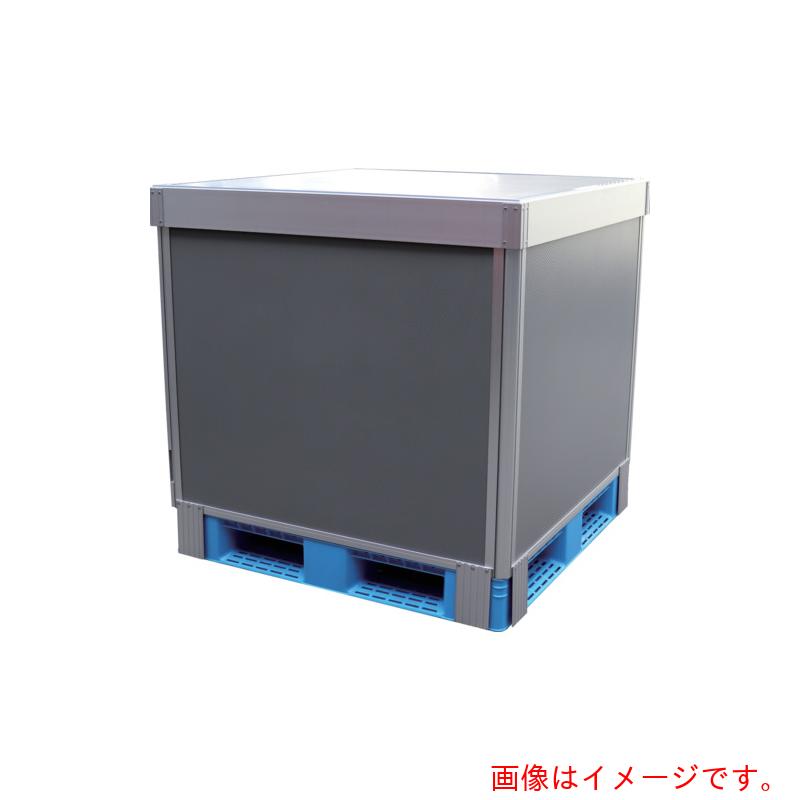 エーディエフ（ADF）　ダンカーゴＬ型分離　４面パネルタイプ　１１００ｘ１１００ｘＨ９５０　グレー　【品番：DANLP411095-G】