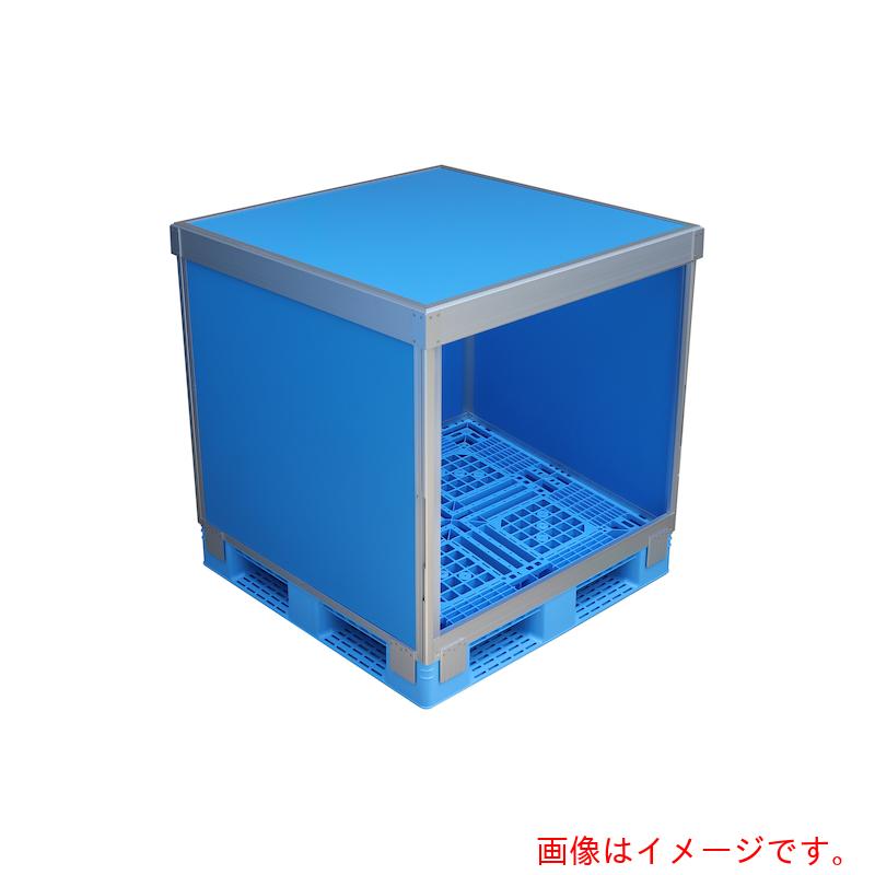 エーディエフ（ADF）　ダンカーゴ分離　１面開口・３面パネルタイプ　１１００ｘ１１００ｘＨ１０００　ブルー　【品番：DANP3K111100-BL】