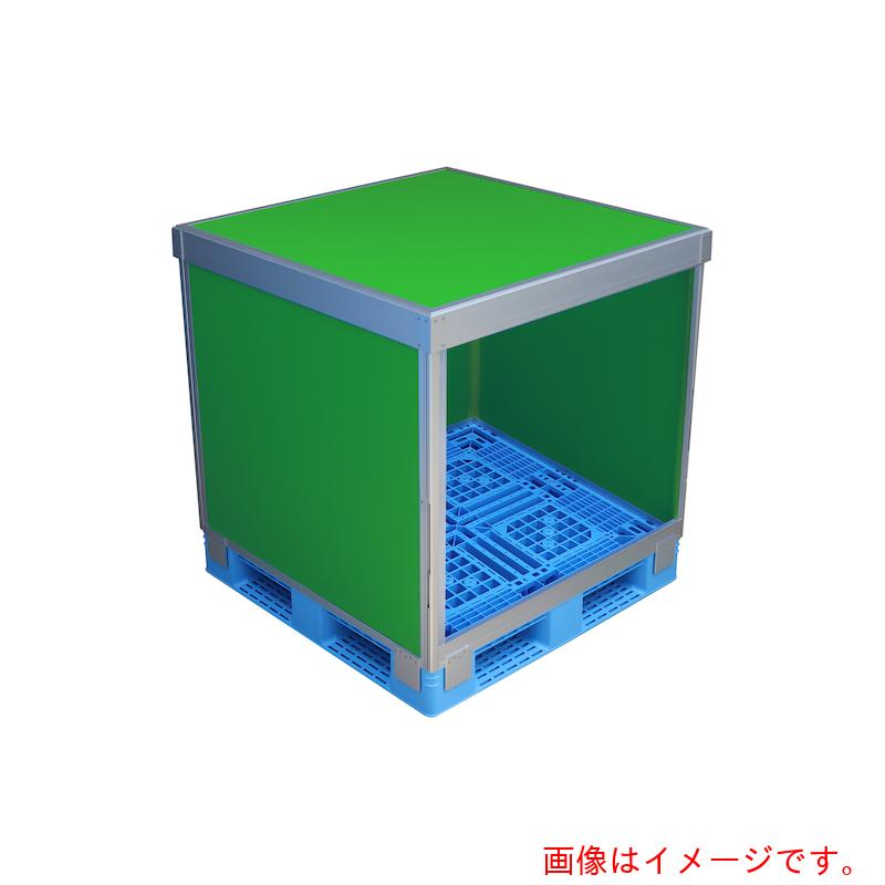 エーディエフ(ADF) ダンカーゴ分離 1面開口・3面パネルタイプ 1100x1100xH700 グリーン 【品番:DANP3K11170-GR】|住設プロ 店