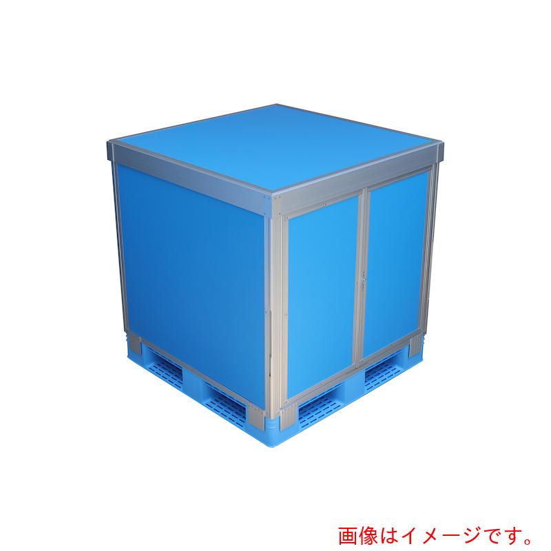 エーディエフ（ADF）　ダンカーゴ分離　１面観音扉・３面パネルタイプ　１１００ｘ１１００ｘＨ４００　ブルー　【品番：DANP3T11140-BL】