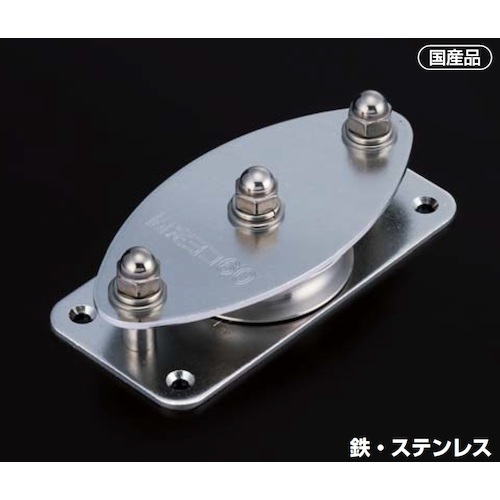 ふじわら くっ付ける差しつかえる ヨコ型１車６０粍 枠材：ＳＵＳ３０４ 車材：ＳＵＳ３０３ 【品番：K60-10B】