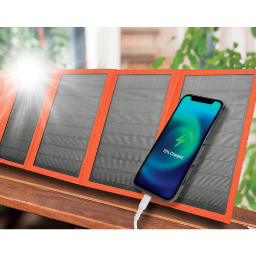 エアージェイ（air-j）　ソーラー充電器１４ＷＯＲ　【品番：AJ-NSOLAR14W OR】