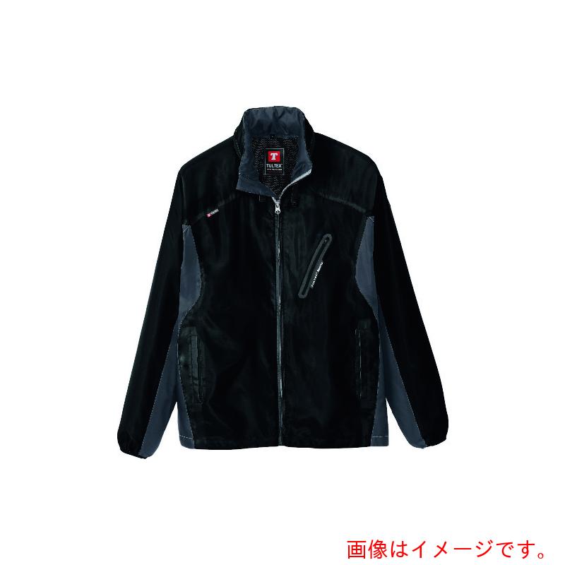 アイトス（AITOZ）　フードインジャケット（男女兼用）　ブラック×チャコール　ＳＳ　【品番：10301-110-SS】