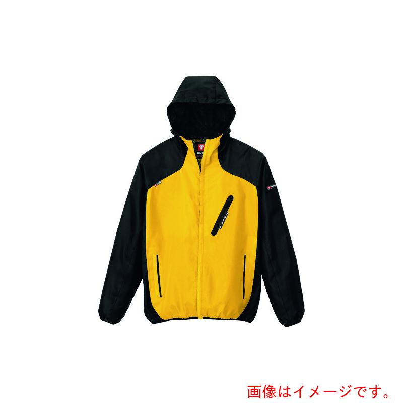 アイトス（AITOZ）　パーカーブルゾン（男女兼用）　イエロー×ブラック　５Ｌ　【品番：10302-119-5L】