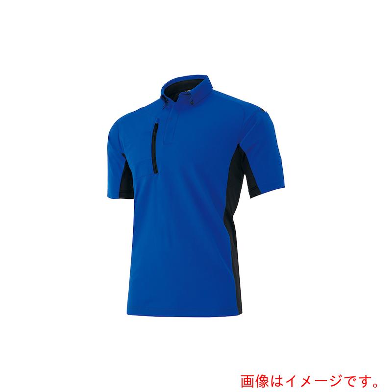 アイトス（AITOZ）　ウルトラストレッチ半袖ポロシャツ（男女兼用）　ブルー　６Ｌ　【品番：AZ10613-006-6L】