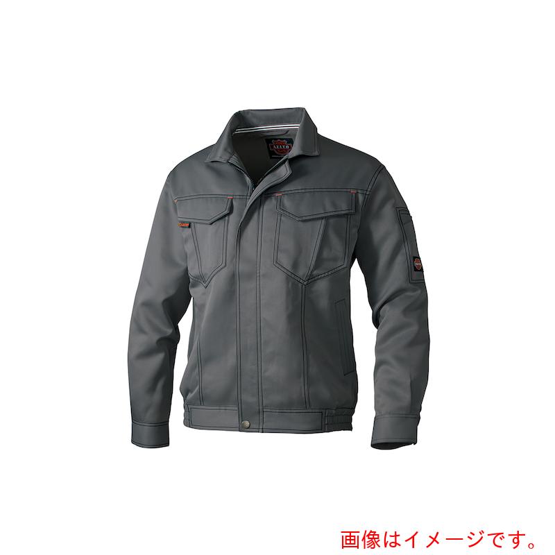 アイトス（AITOZ）　長袖ブルゾン　アジトスタンダード　チャコール　４Ｌ　【品番：AZ11401-014-4L】