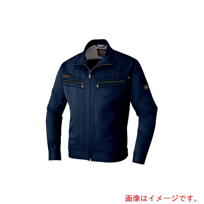 アイトス（AITOZ）　長袖ダブルジップブルゾン　アジトスタンダード　ネイビー　３Ｌ　【品番：AZ11402-008-3L】