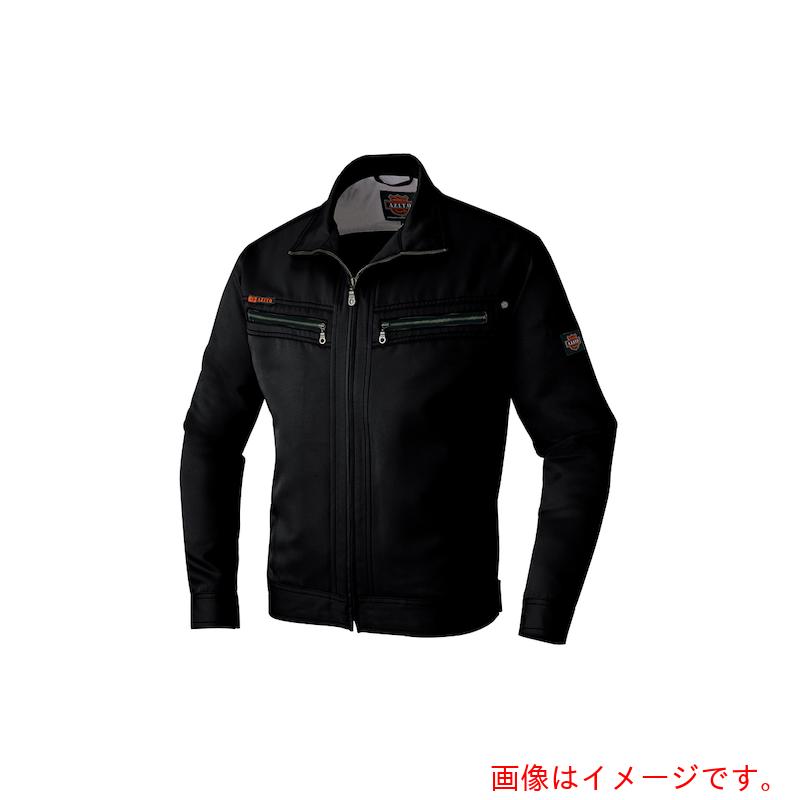 アイトス（AITOZ）　長袖ダブルジップブルゾン　アジトスタンダード　ブラック　５Ｌ　【品番：AZ11402-010-5L】