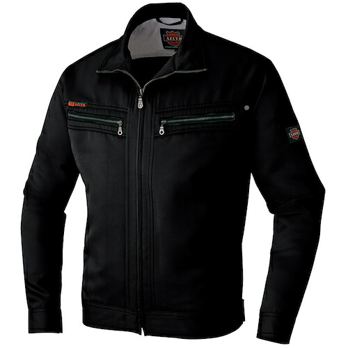 アイトス（AITOZ）　長袖ダブルジップブルゾン　アジトスタンダード　ブラック　Ｌ　【品番：AZ11402-010-L】 4,948円