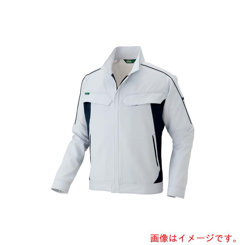 アイトス（AITOZ）　長袖ストレッチブルゾン（エコワーカーストレッチ男女兼用）ＡＺ１９０２　シルバーグレー　６Ｌ　【品番：AZ1902-003-6L】