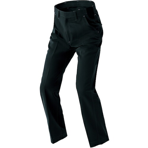 アイトス（AITOZ）　ノータックワークパンツ（エコワーカーストレッチ）　ブラック　Ｌ　【品番：AZ1920-010-L】
