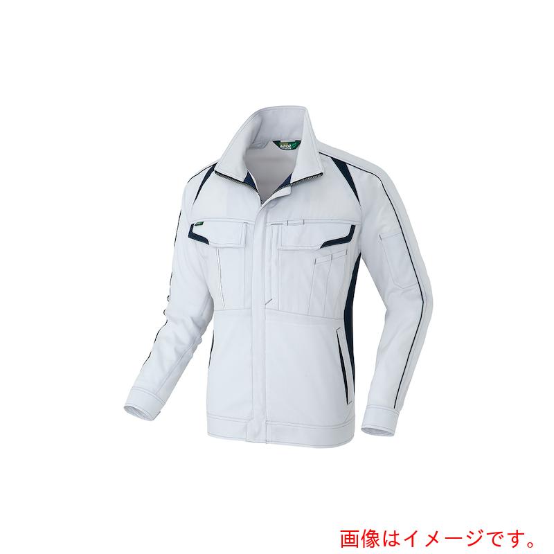 アイトス（AITOZ）　春夏長袖ストレッチブルゾン（エコワーカーストレッチ）　シルバーグレー　３Ｌ　【品番：AZ1930-003-3L】